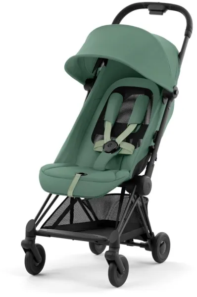 Coya - Matt Black Leaf Green